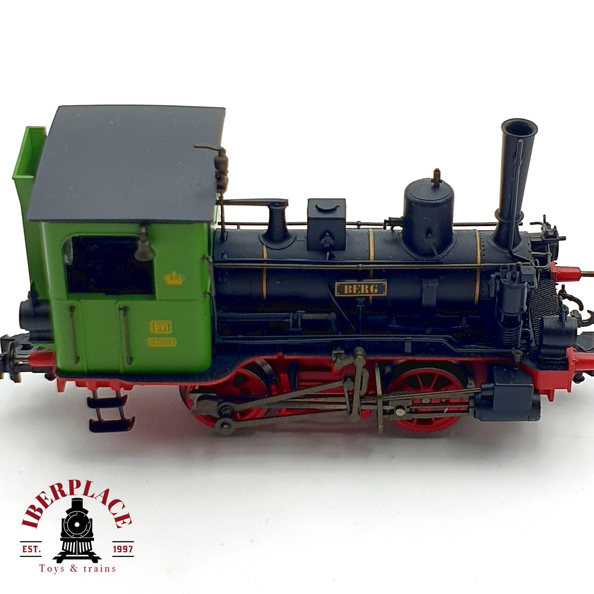♻️ ✨ Fleischmann 481301 locomotora vapor D VI "Berg" K.Bay.Stts.B. epoca I Escala H0 1:87 DC