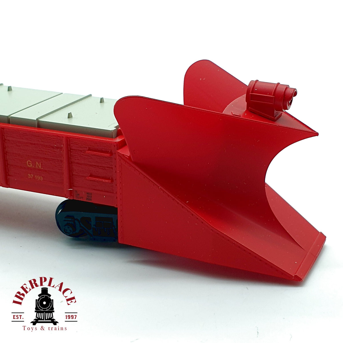 ♻️✨IHC M2903 Vagón Quitanieves Snow Plow Great Northern Rojo Escala H0 1:87