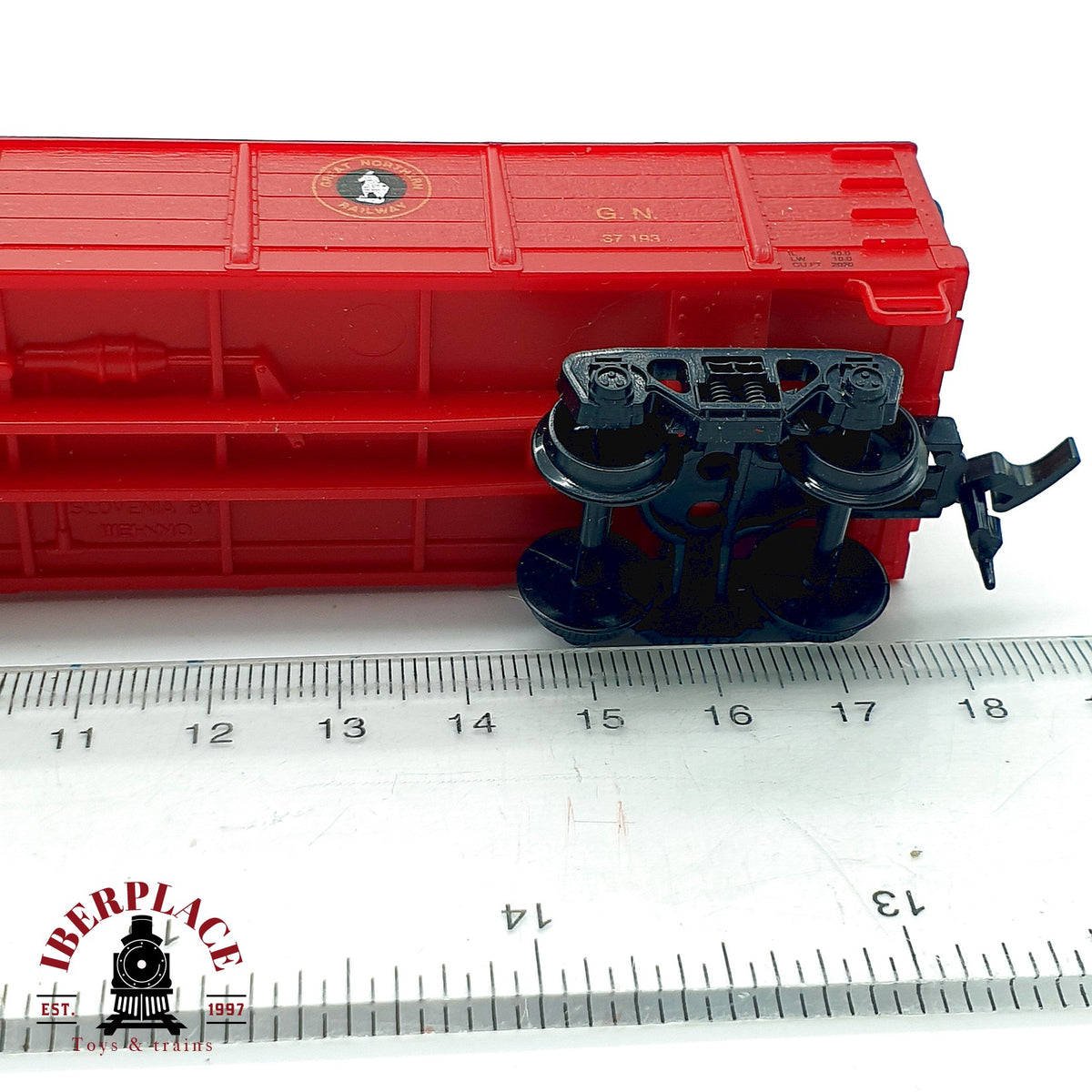 ♻️✨IHC M2903 Vagón Quitanieves Snow Plow Great Northern Rojo Escala H0 1:87