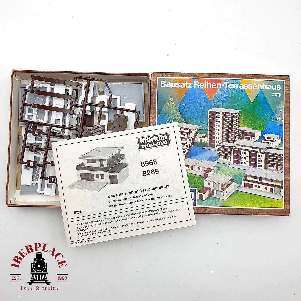 ♻️ 🚂 Marklin mini-club 8968 kit casa terrazas Reihen-Terrassenhaus Escala Z 1:220