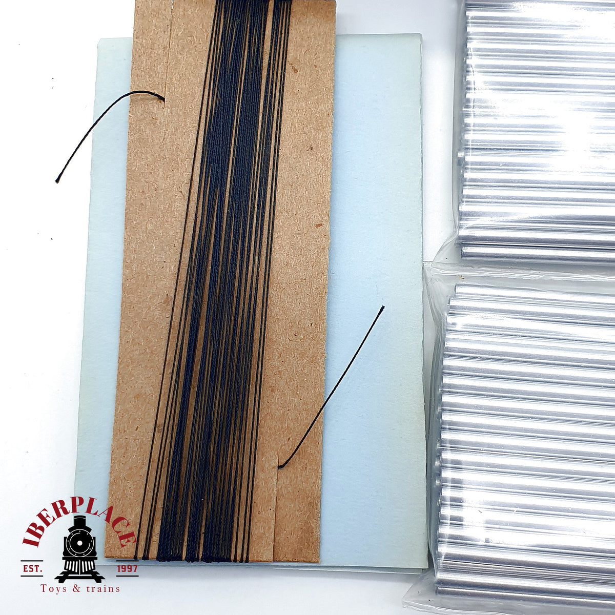♻️🆕 Jaeger 2900 Kit Carga Tubos Aluminio para Vagones Gondola Escala H0 1:87