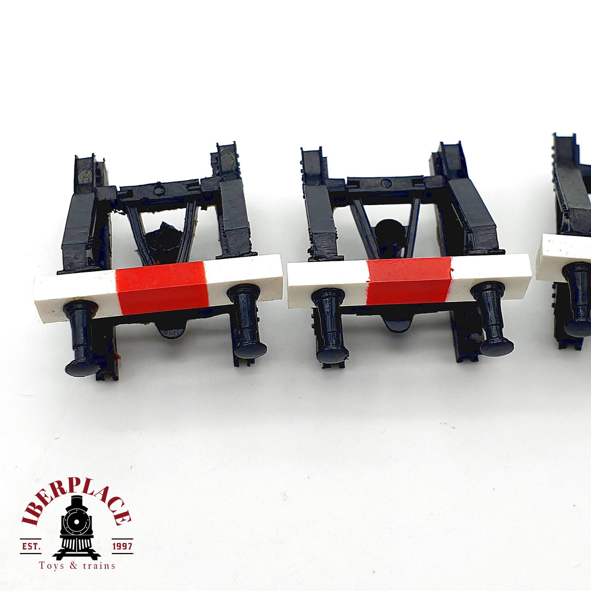 ♻️ Märklin 7391 Lote 4x Tope de vía Prellbock vía K Escala H0 1:87