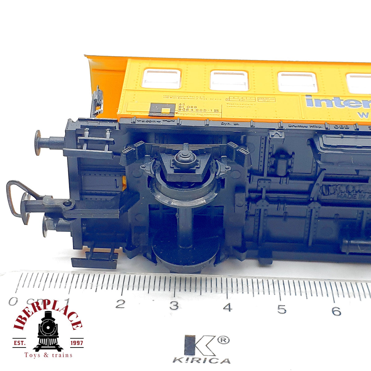 ♻️ 🚂 Kleinbahn 373 Vagon Begleitwagen INTERCONT Schwertransport OBB DC Escala H0 1:87