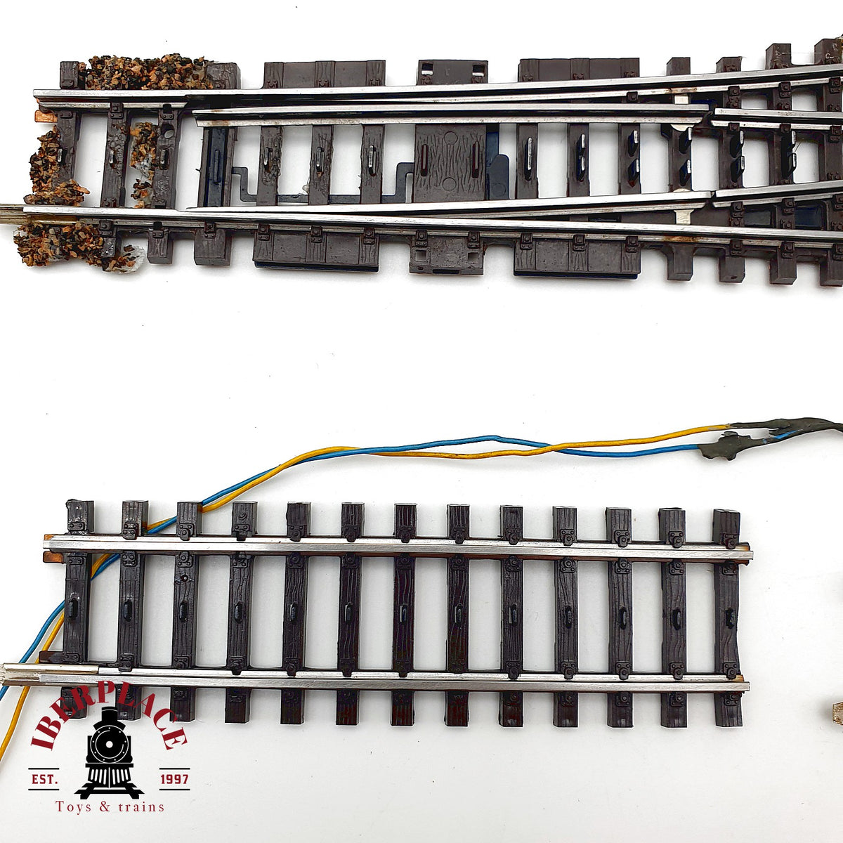 ♻️ 🛠️ Märklin K-Gleis 4x desvíos curvo recto desenganche vía Escala H0 1:87 AC