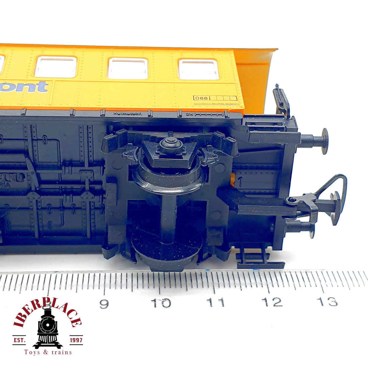 ♻️ 🚂 Kleinbahn 373 Vagon Begleitwagen INTERCONT Schwertransport OBB DC Escala H0 1:87