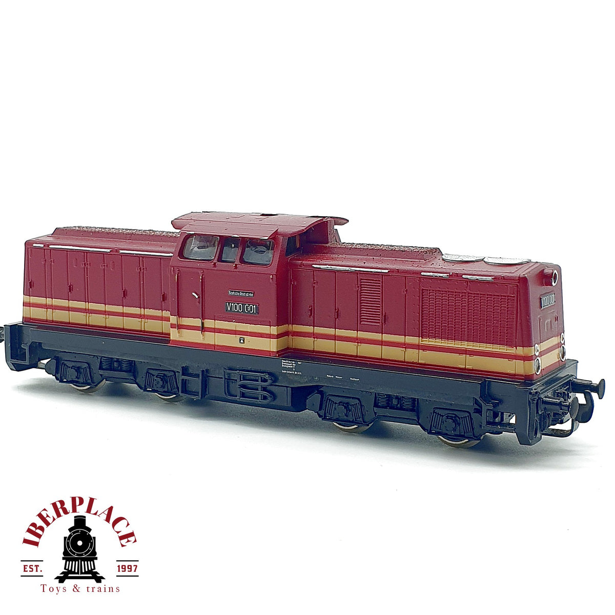 ♻️ 🚂 Gützold locomotora diesel V100 001 DR Ep III BR 100 Escala H0 1:87