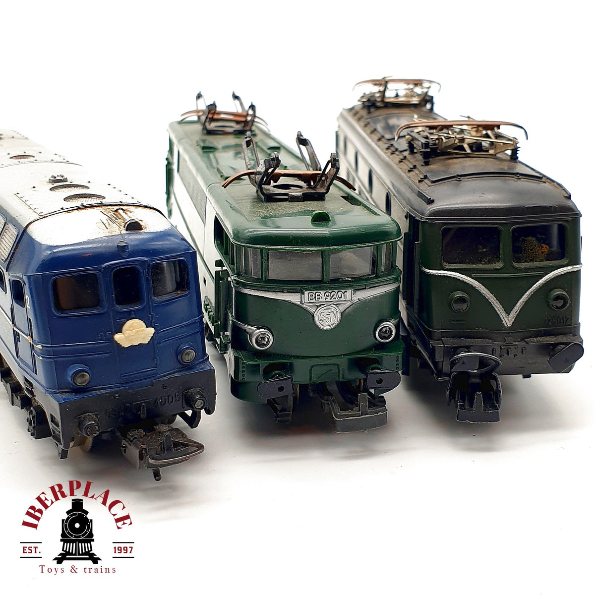 ♻️ 🚂 Lima Jouef 3x Locomotoras Electricas E10 BB9200 BB8100 DC Escala H0 1:87