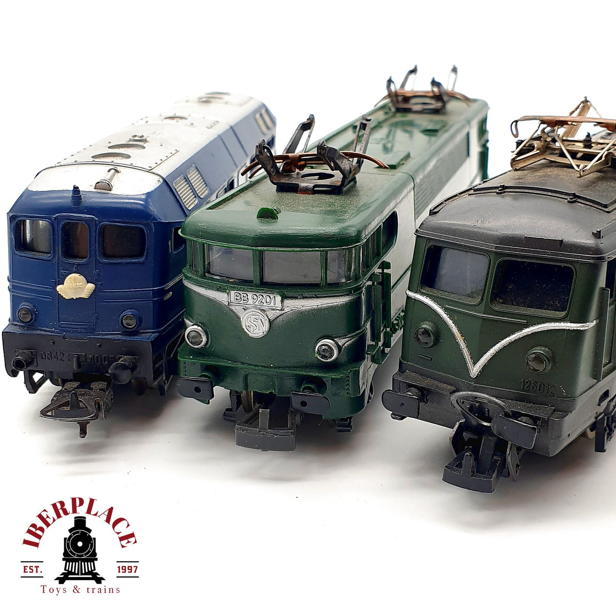 ♻️ 🚂 Lima Jouef 3x Locomotoras Electricas E10 BB9200 BB8100 DC Escala H0 1:87