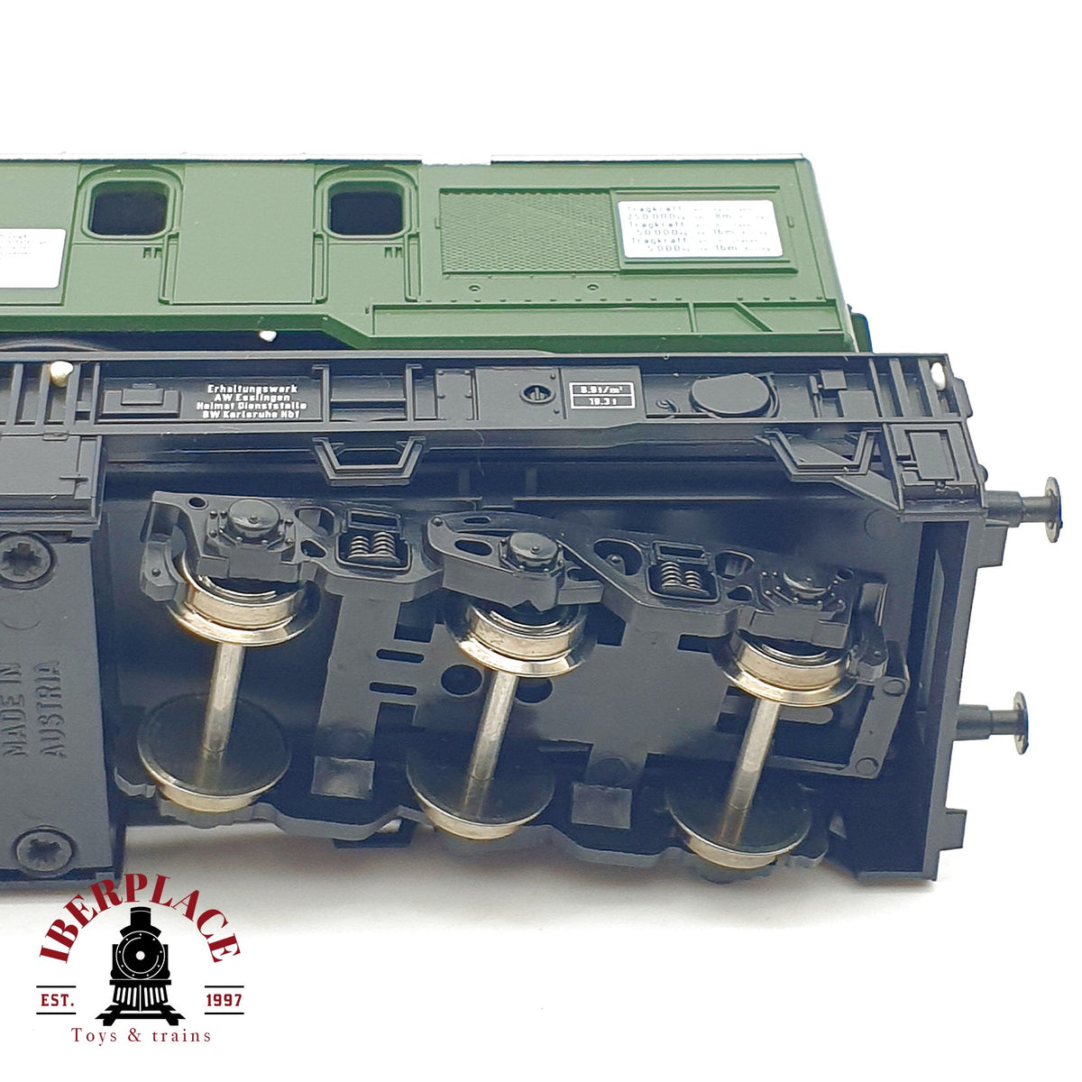 ♻️ 🚂 Roco Vagón Grua Pesada DB Kranwagen con Vagón Apoyo DC Escala H0 1:87