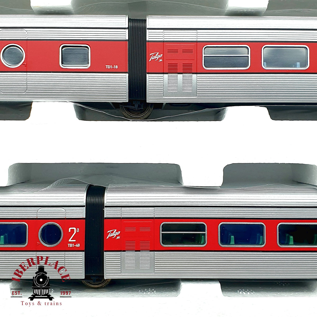 ♻️✨ Electrotren 3301K H0 Set Talgo III RENFE 6 Coches + Cafeteria Epoca IV Escala H0 1:87