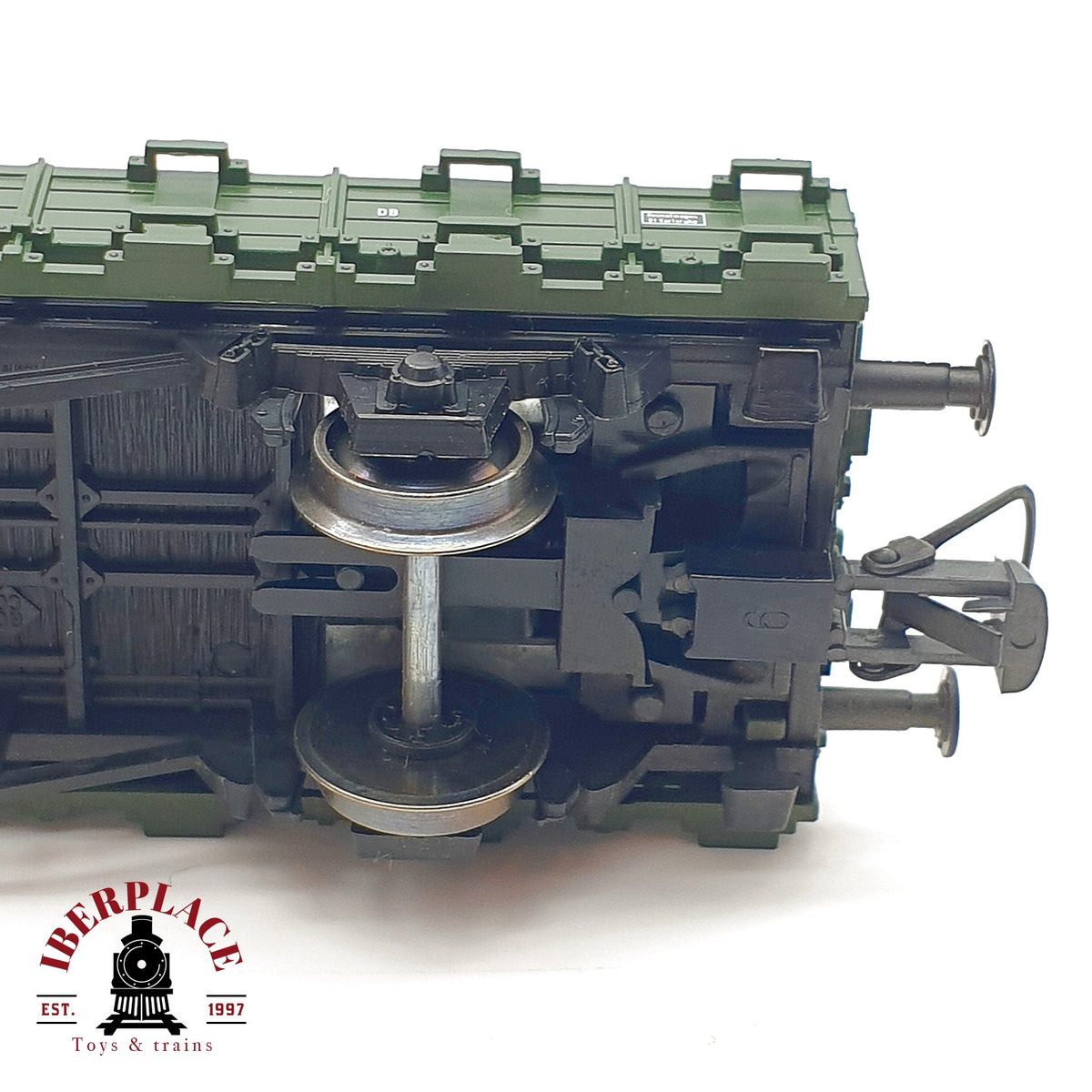 ♻️ 🚂 Roco Vagón Grua Pesada DB Kranwagen con Vagón Apoyo DC Escala H0 1:87