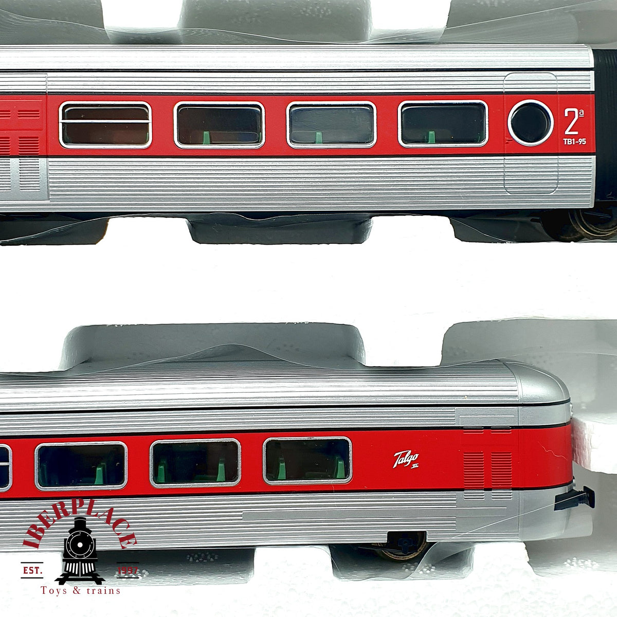 ♻️✨ Electrotren 3301K H0 Set Talgo III RENFE 6 Coches + Cafeteria Epoca IV Escala H0 1:87