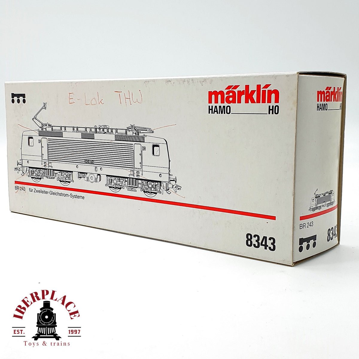 ♻️ 🚂 Märklin Locomotora electrica THW 101 014 DB Ep V AC Escala H0 1:87