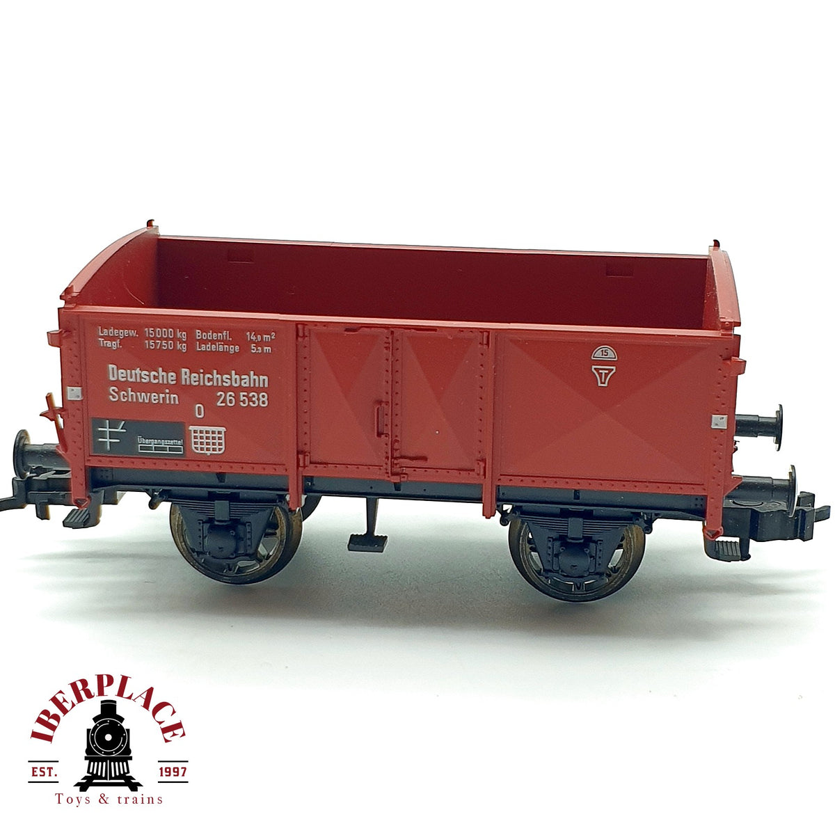 ♻️ 🚂 Fleischmann Vagon Abierto Schwerin DRG Ep II DC Escala H0 1:87
