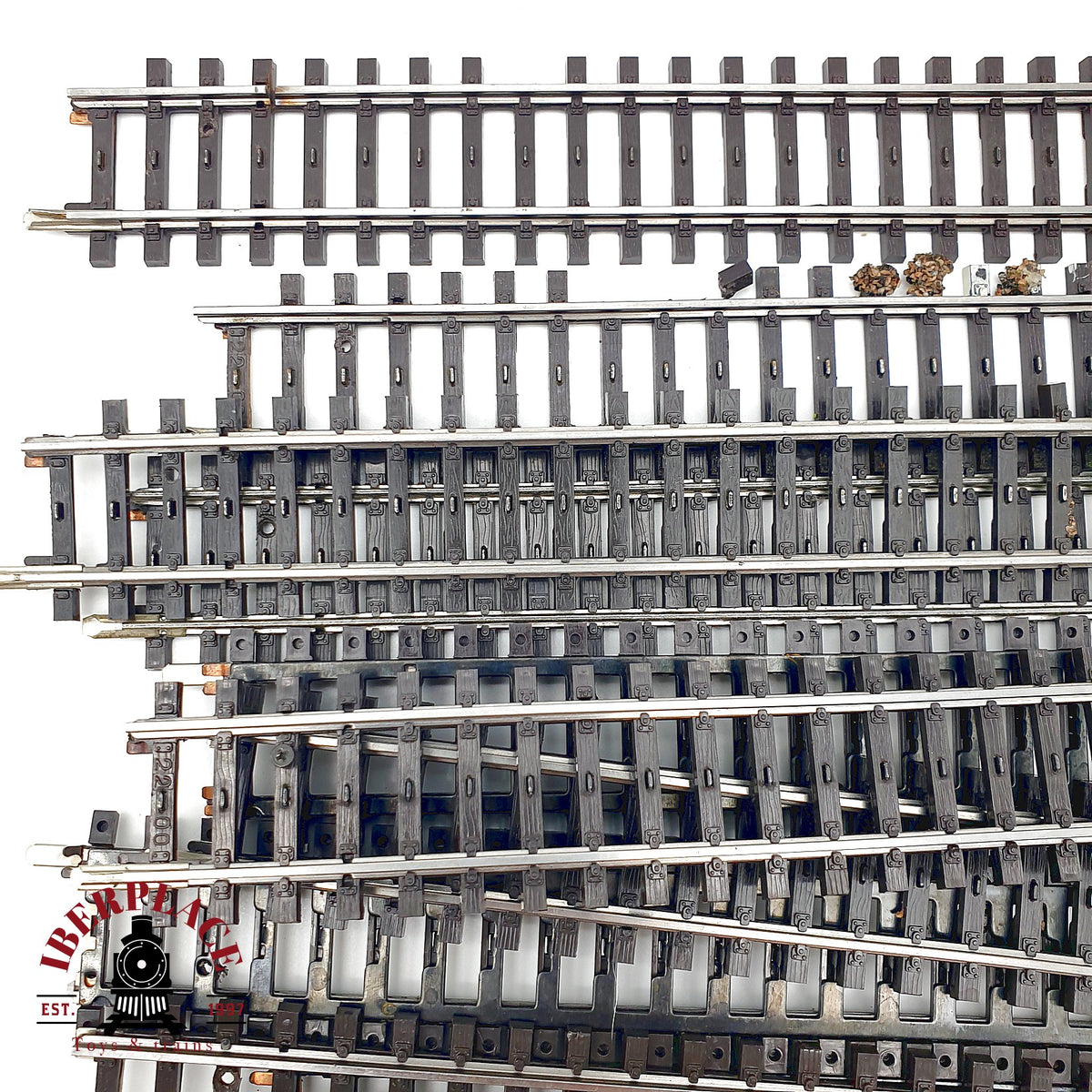 ♻️ 🛠️ Märklin K-Gleis 20x 2200 2209 vías rectas 180mm 225mm Escala H0 1:87 AC