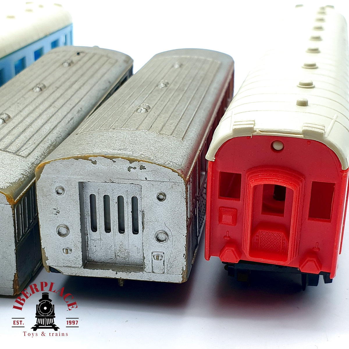 ♻️ 🚂 Tren Electrico Locomotora articulada Vagones Pasajeros RENFE DC Escala H0 1:87