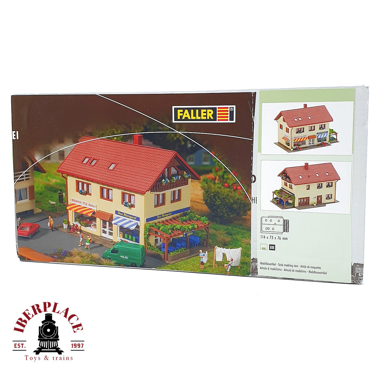 ♻️ 🚂 Faller casa edificio comercios panaderia carniceria imbiss Kit N escala 1:160