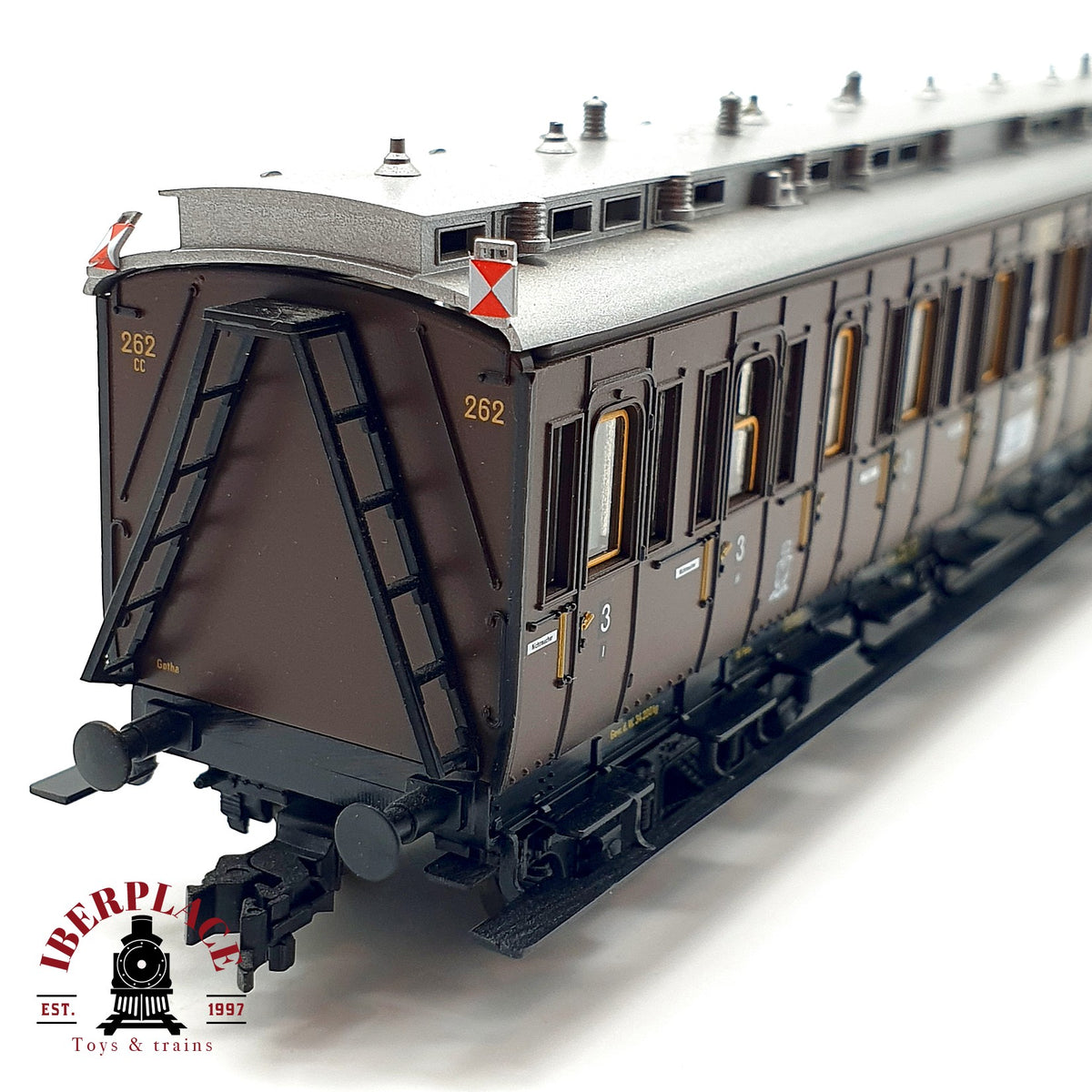 ♻️ 🚂 Fleischmann Vagon Pasajeros 3a Cl Garita KPEV Ep I DC Escala H0 1:87
