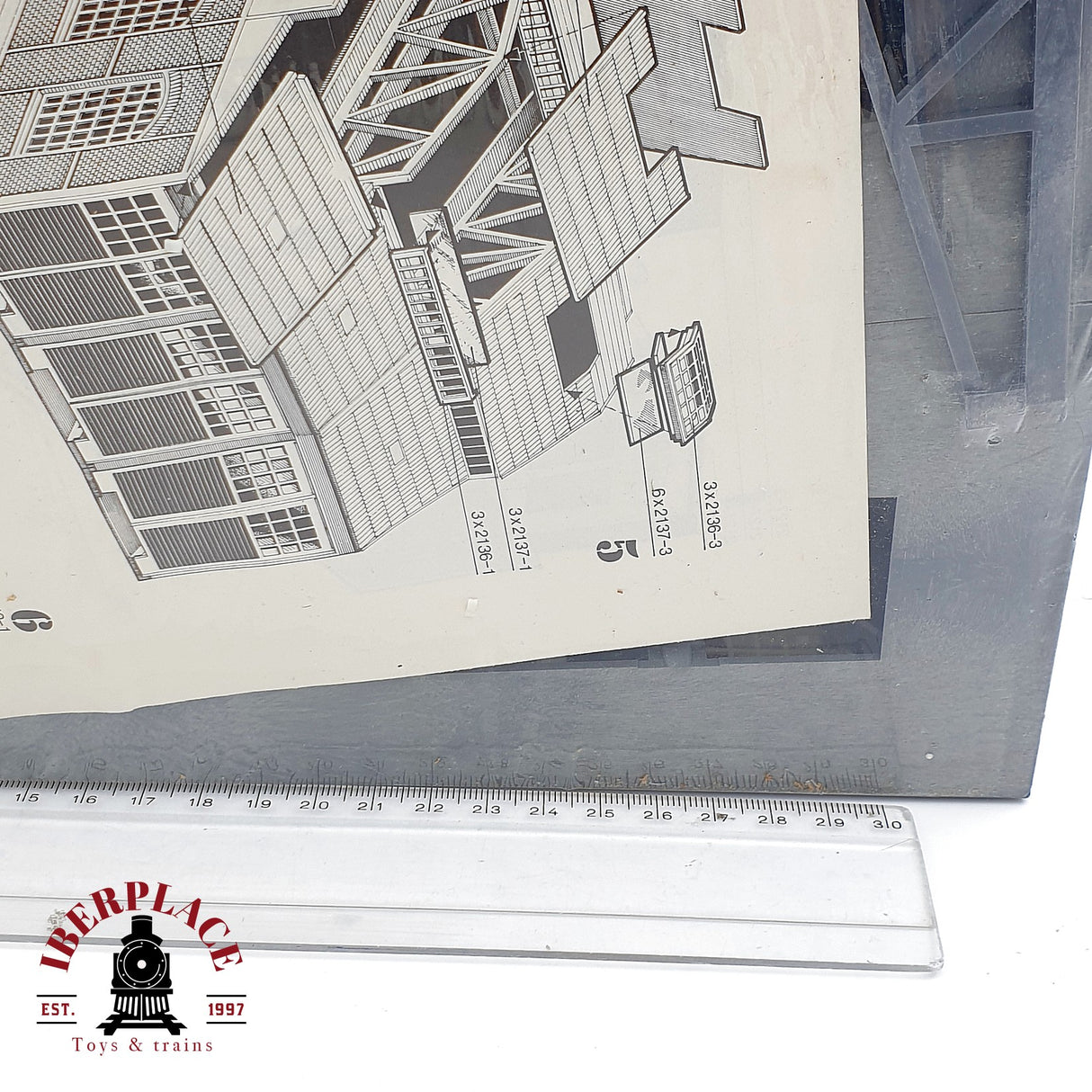 ♻️✨ Deposito de locomotoras circular 3 vias cocheras maqueta escala H0 1:87