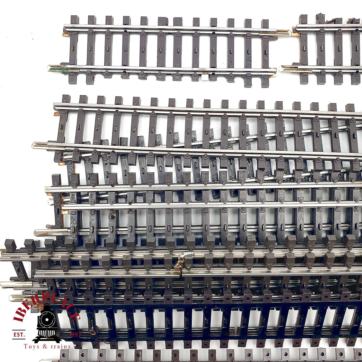 ♻️ 🛠️ Märklin K-Gleis 20x 2200 2209 2299 vías rectas 180mm 225mm Escala H0 1:87 AC