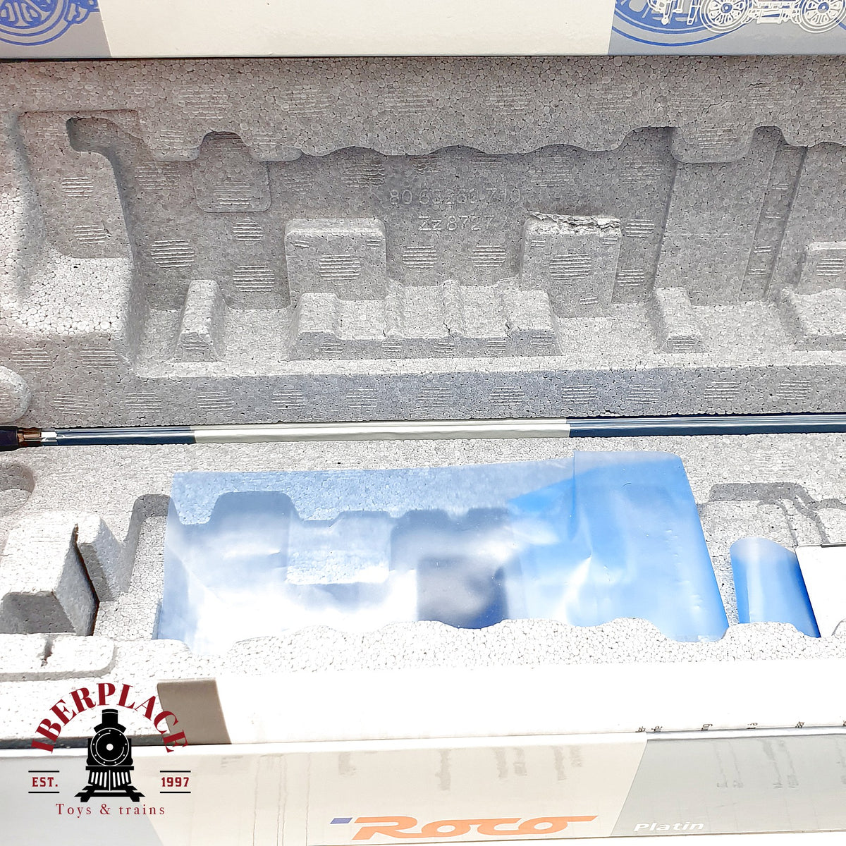 ♻️ Roco 63281 caja vacía de la locomotora BR 03 DB con instrucciones y accesorios Escala H0 1:87