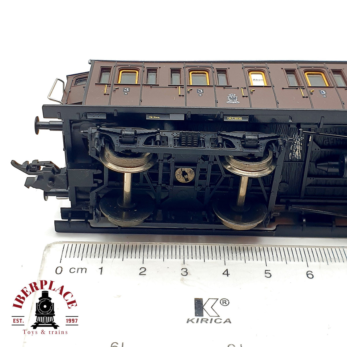 ♻️ 🚂 Fleischmann Vagon Pasajeros 3a Cl Garita KPEV Ep I DC Escala H0 1:87