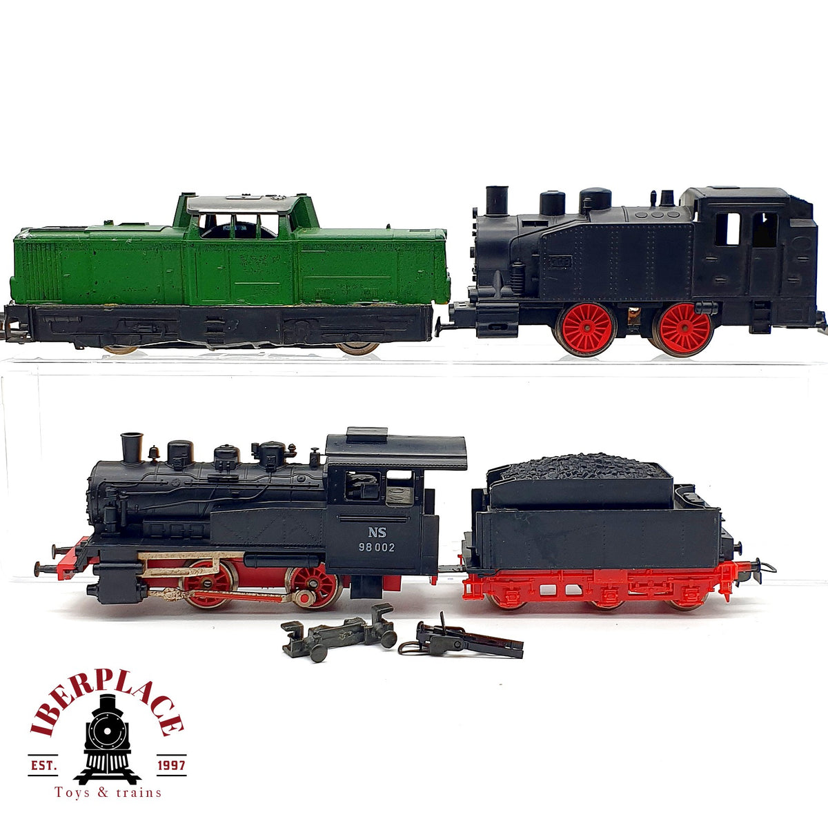 ♻️ 🚂 Lima 3x Locomotoras Vapor NS 98002 Tender y Diesel V36 Escala H0 1:87