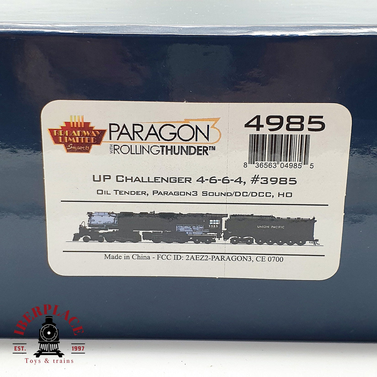 ♻️✨ Broadway Limited 4985 HO Union Pacific 4-6-6-4 Challenger Locomotive #3985 Escala H0 1:87