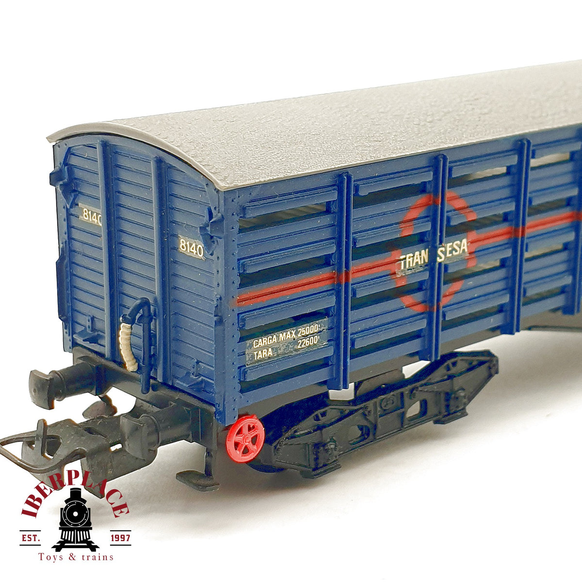 ♻️🚂 Electrotren 5100 vagón jaula ganado Transfesa RENFE P.F.E. Escala H0 1:87