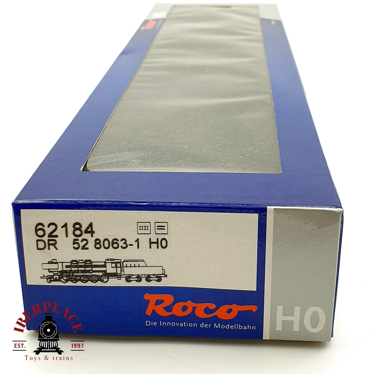 ♻️✨ Roco 62184 locomotora vapor BR 52 8063-1 Reko DR epoca IV Escala H0 1:87 DC