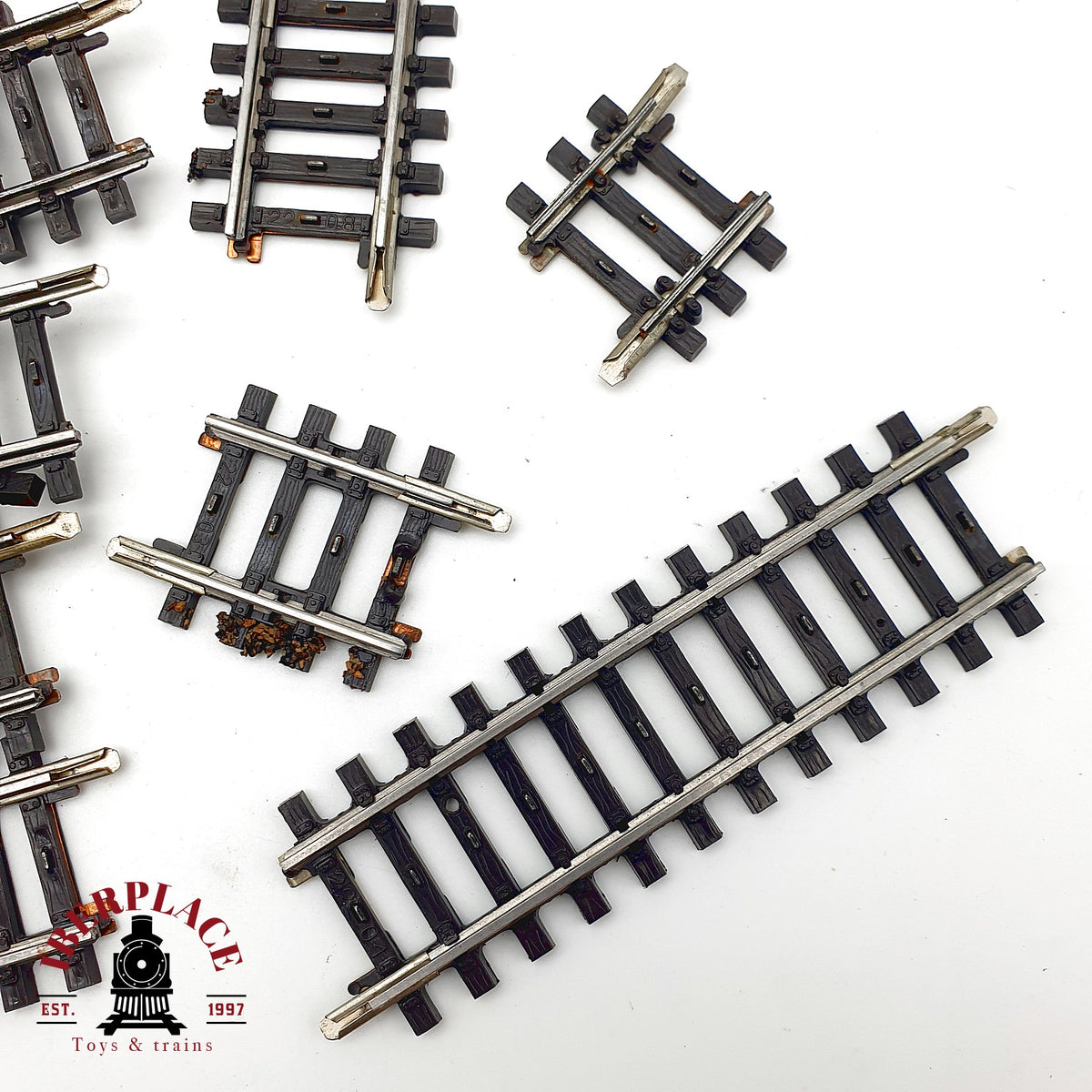 ♻️ 🛠️ Märklin K-Gleis 20x 2221 2274 2203 vías curvas y rectas Escala H0 1:87 AC