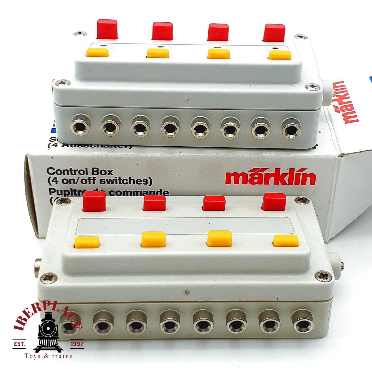 ♻️🚂 Märklin 7274 2x Cuadro de mandos Schaltpult interruptores Escala H0 1:87