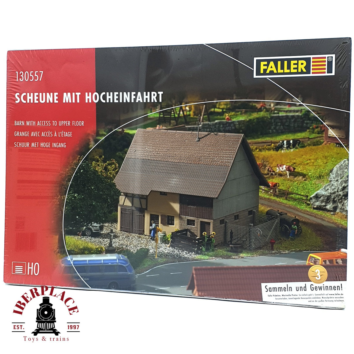 💡 Faller 130557 Granero Kit de montaje H0 escala 1:87 E18