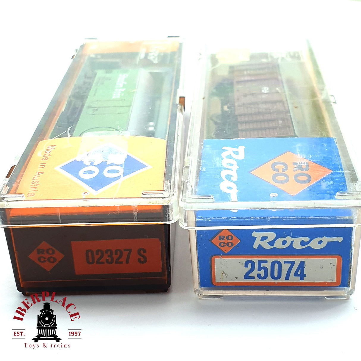 ♻️ 2da mano - 2x Roco vagones cerrados Staufen Bräu DB NS N escala 1:160 E16