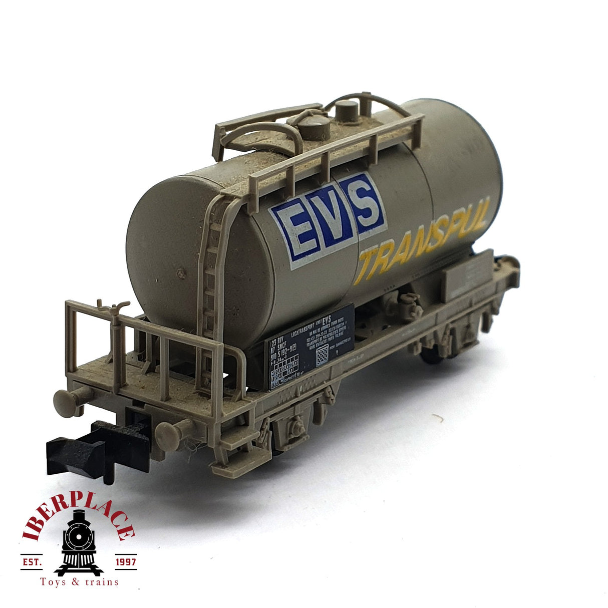 ♻️ 2da mano - Minitrix 15644-11 vagon cisterna EVS Transpul SNCF N escala 1:160 E16