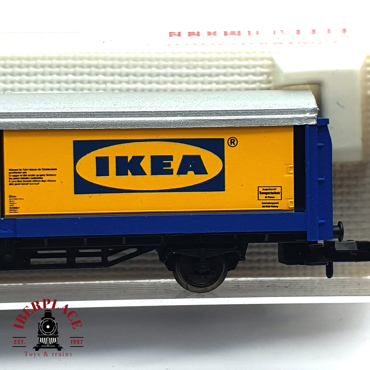 ♻️ 2da mano - Fleischmann 90 8335 vagón cerrado ikea DB N escala 1:160 E16