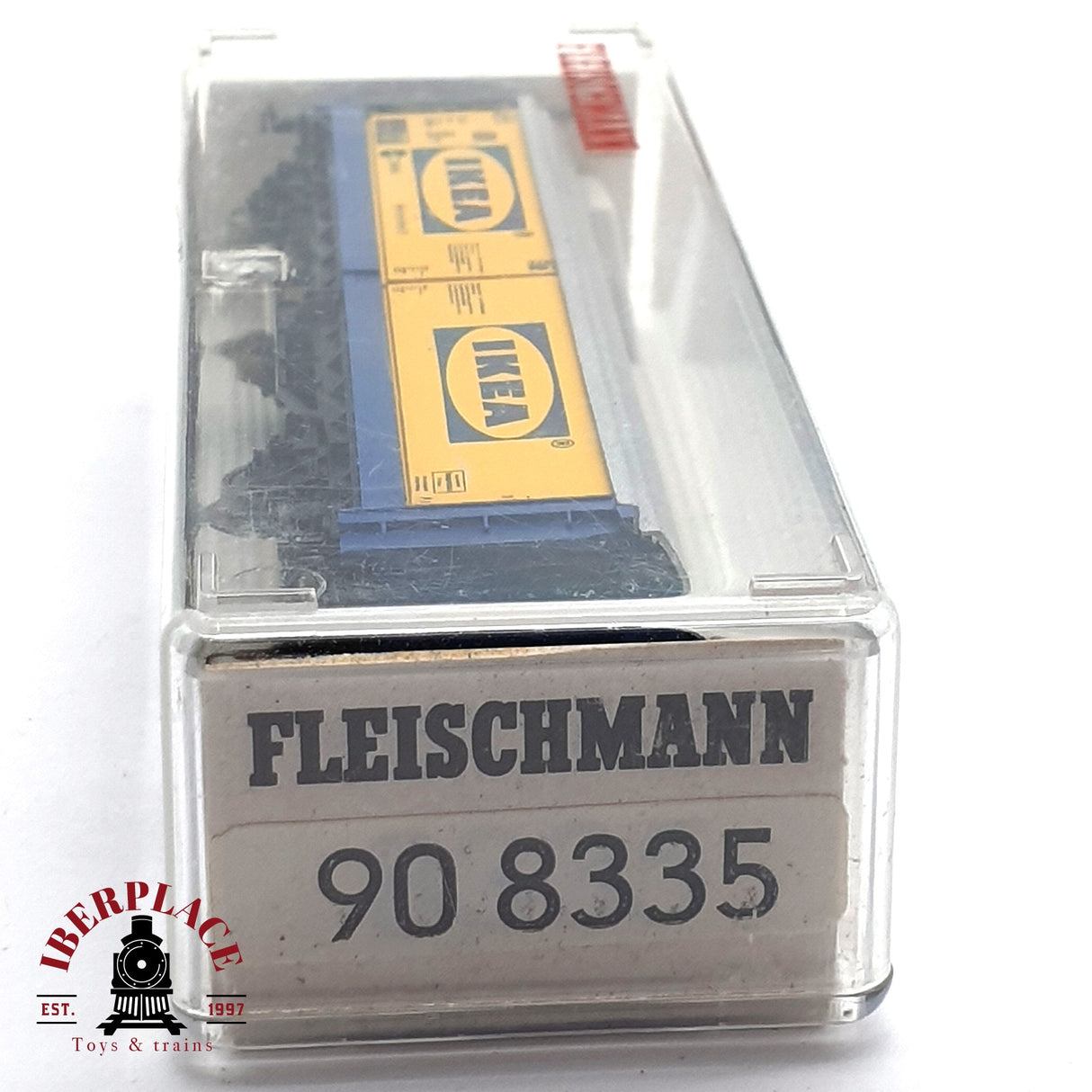 ♻️ 2da mano - Fleischmann 90 8335 vagón cerrado ikea DB N escala 1:160 E16