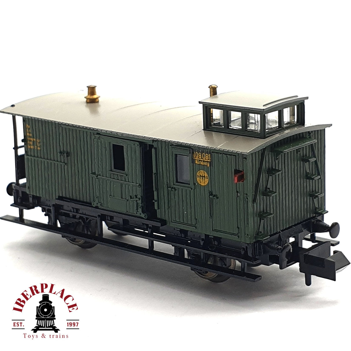 ♻️ 2da mano - Minitrix 51 3207 00 vagón equipajes DRG 109 081 N escala 1:160 E16