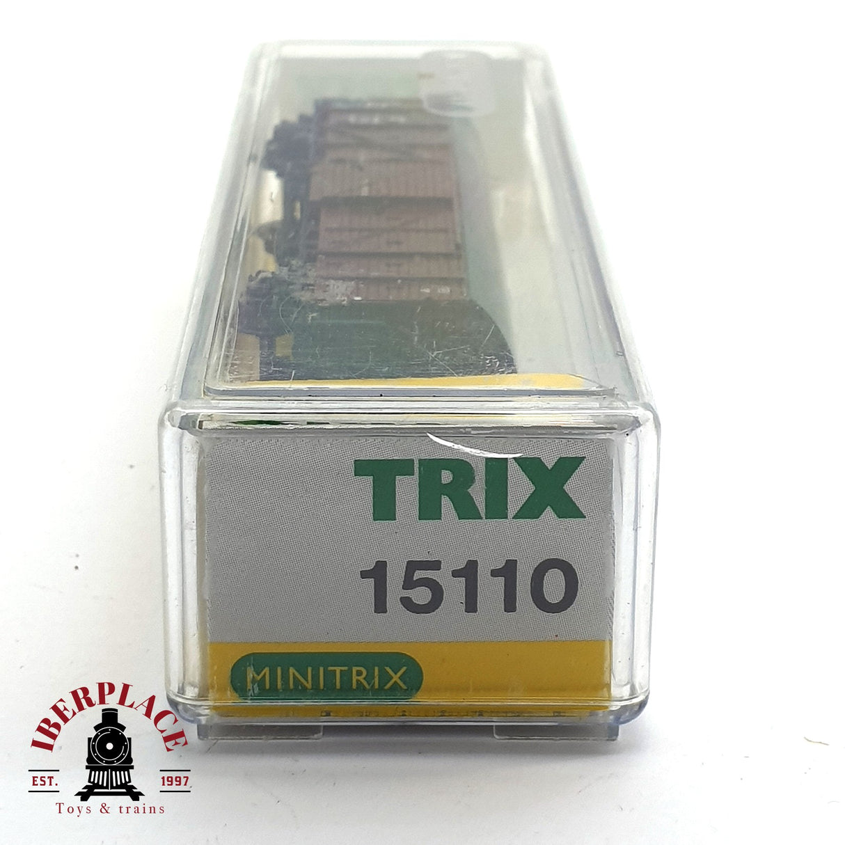 ♻️ 2da mano - Minitrix 15110 vagón cerrado DR 2204 N escala 1:160 E16