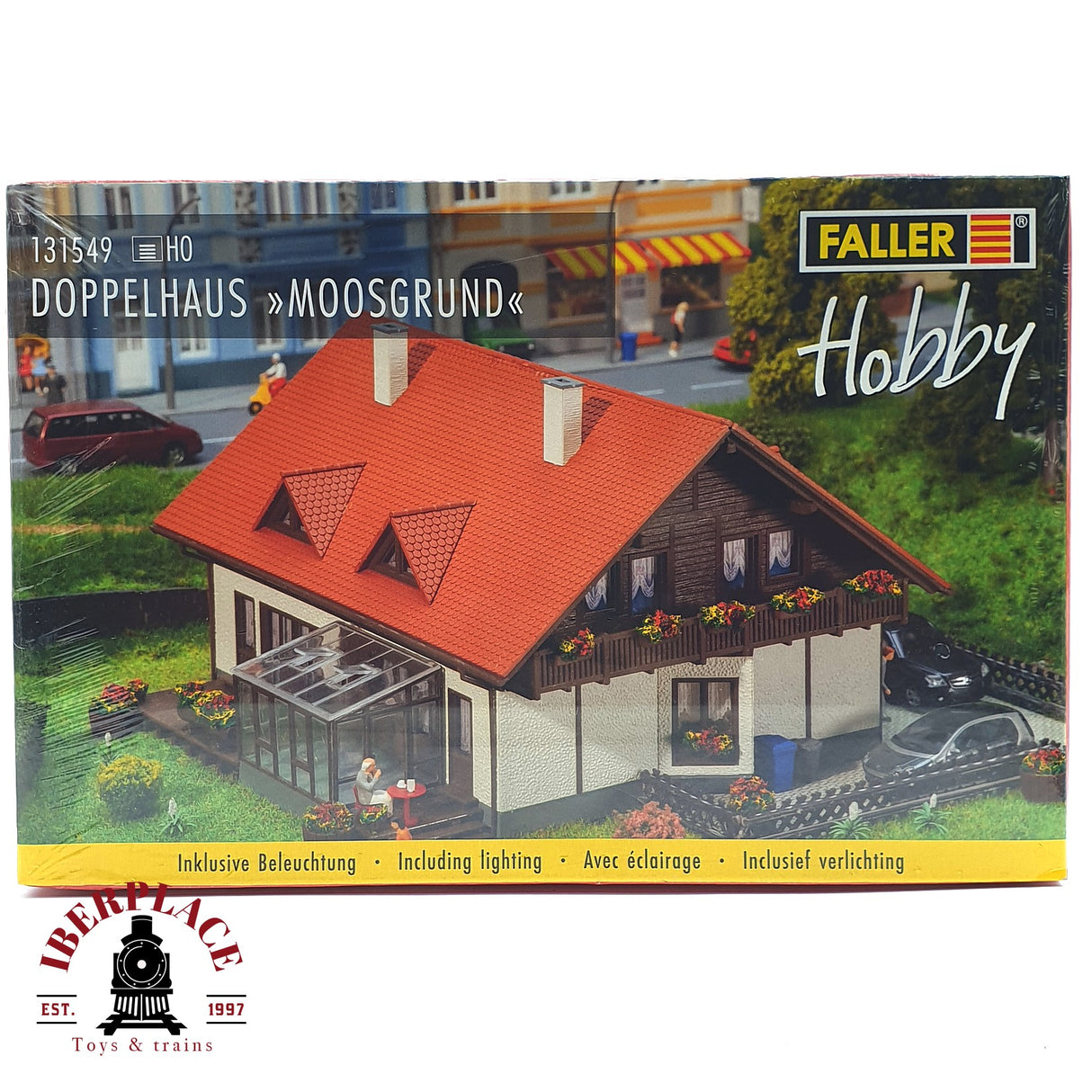 💡 Faller 131549 Casa adosada en Moosgrund Kit de montaje H0 escala 1:87 E18