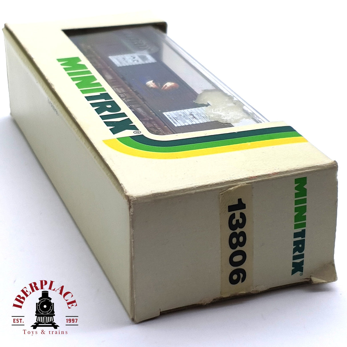♻️ 2da mano - Minitrix 13806 vagón contenedor 25 años mini club N escala 1:160 E16