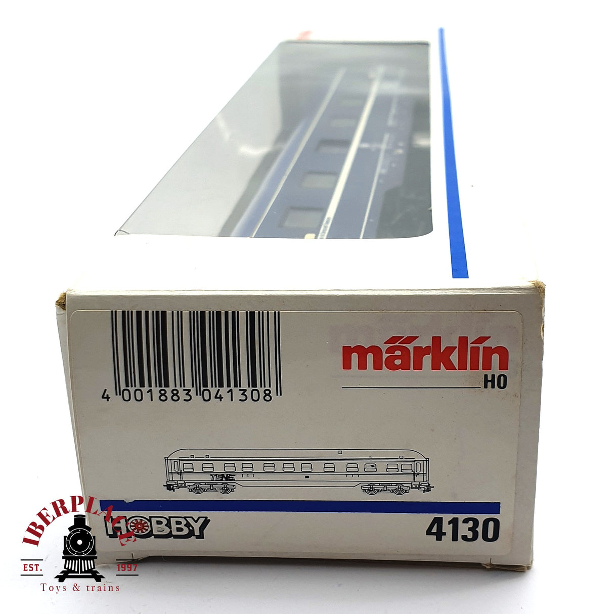 ♻️ 2da mano - Märklin 4130 vagón pasajeros DB Trans Euro Nacht H0 escala 1:87 E16