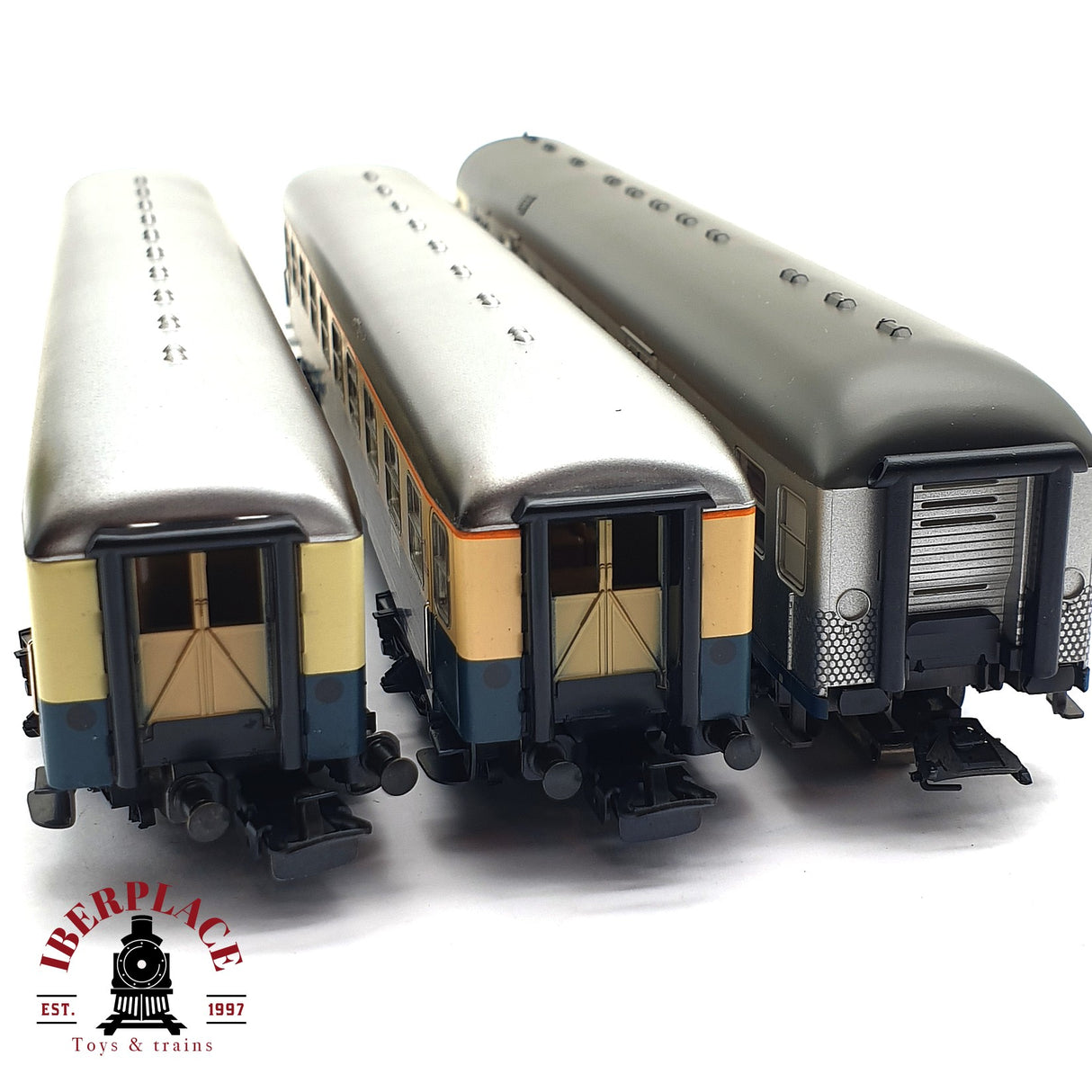 ♻️ 2da mano - 3x Märklin vagones pasajeros DB clases 1-2 H0 escala 1:87 E16