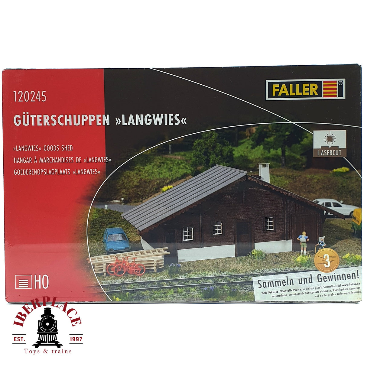 💡 Faller 120245 Almacén de mercancías Kit de montaje H0 escala 1:87 E18
