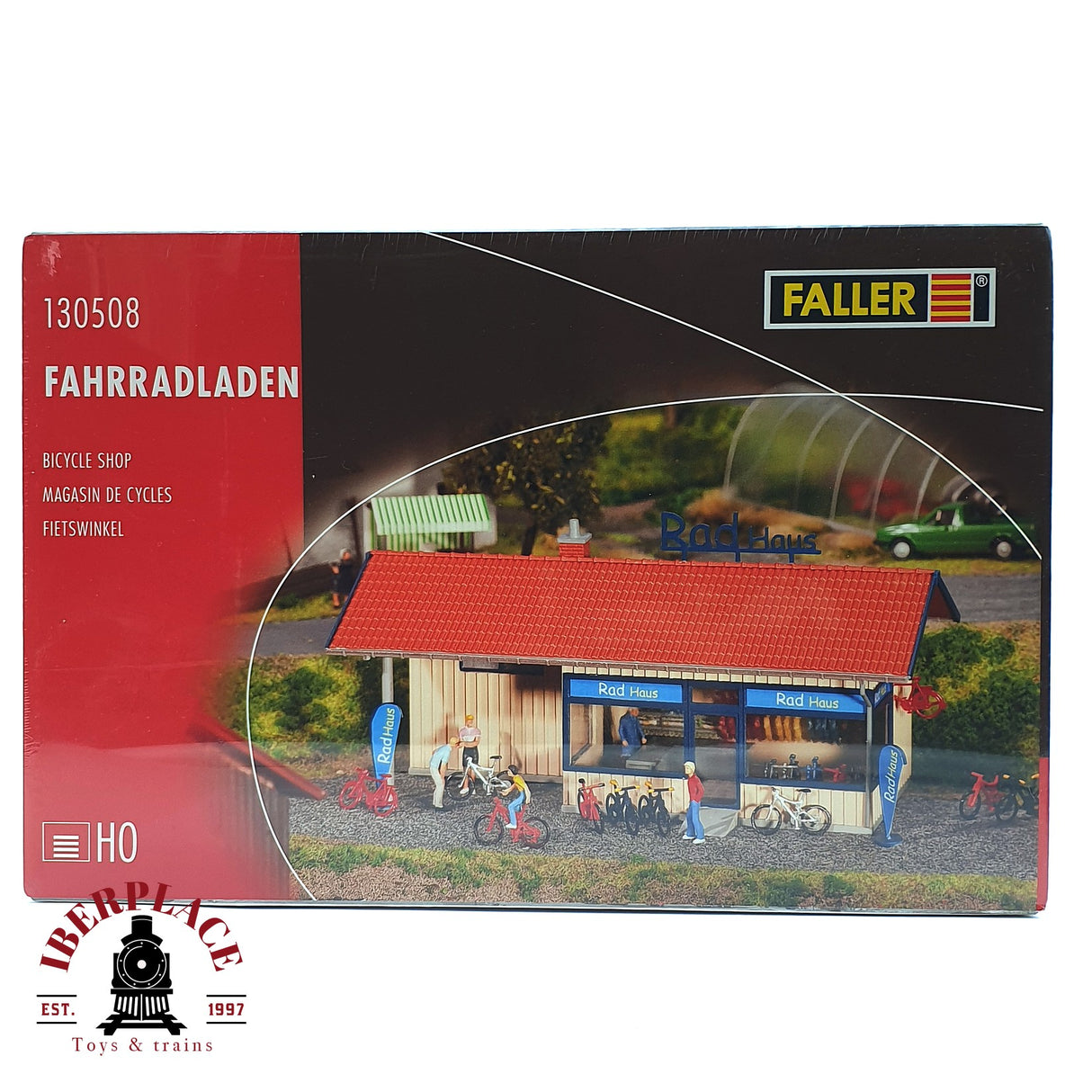 💡 Faller 130508 Tienda de bicicletas Kit de montaje H0 escala 1:87 E18