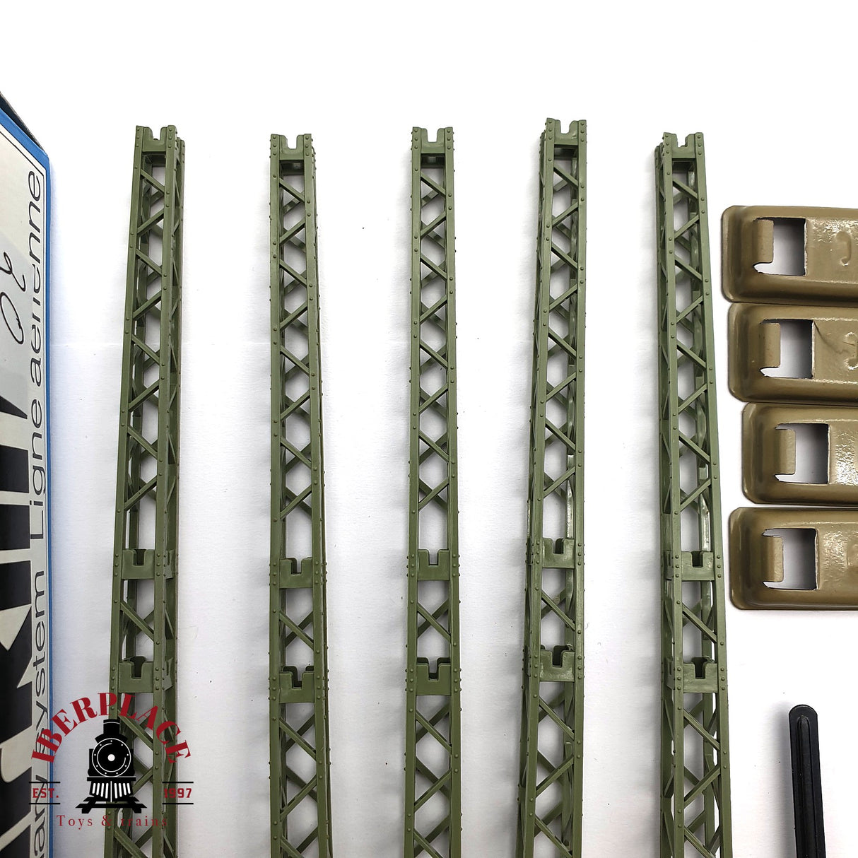 ♻️ 2da mano - Märklin 7021 5x Torre de catenaria sistema M y K H0 escala 1:87 E16 2/4