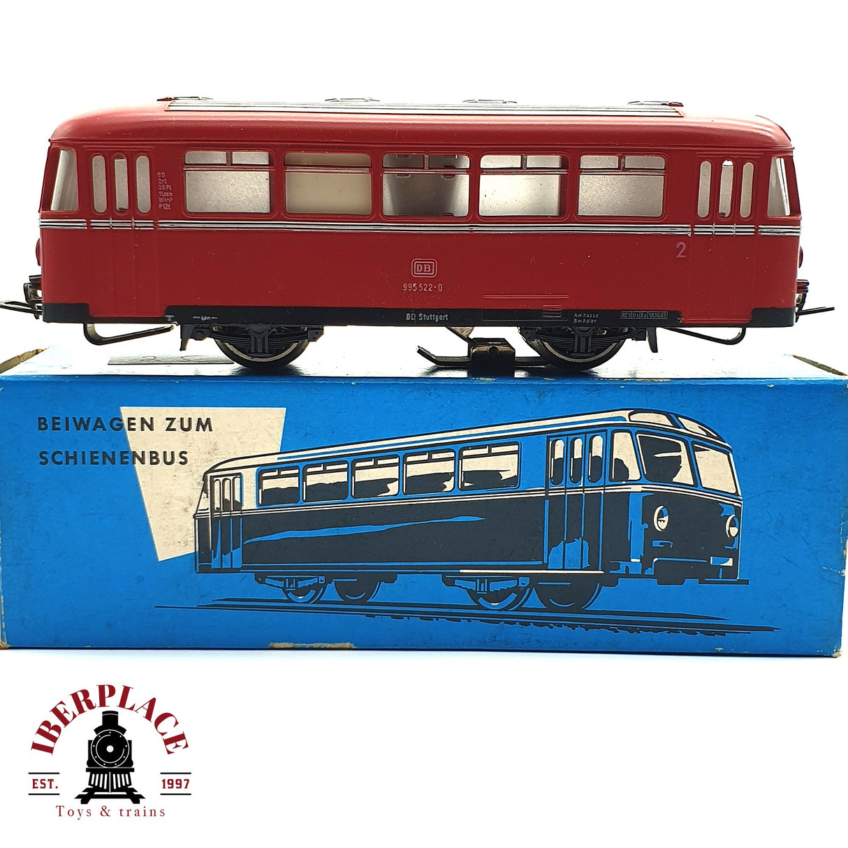 ♻️ 2da mano - AC Märklin 4018 Ferrobus Railbus DB 995 522-0 H0 escala 1:87 E16 2/2