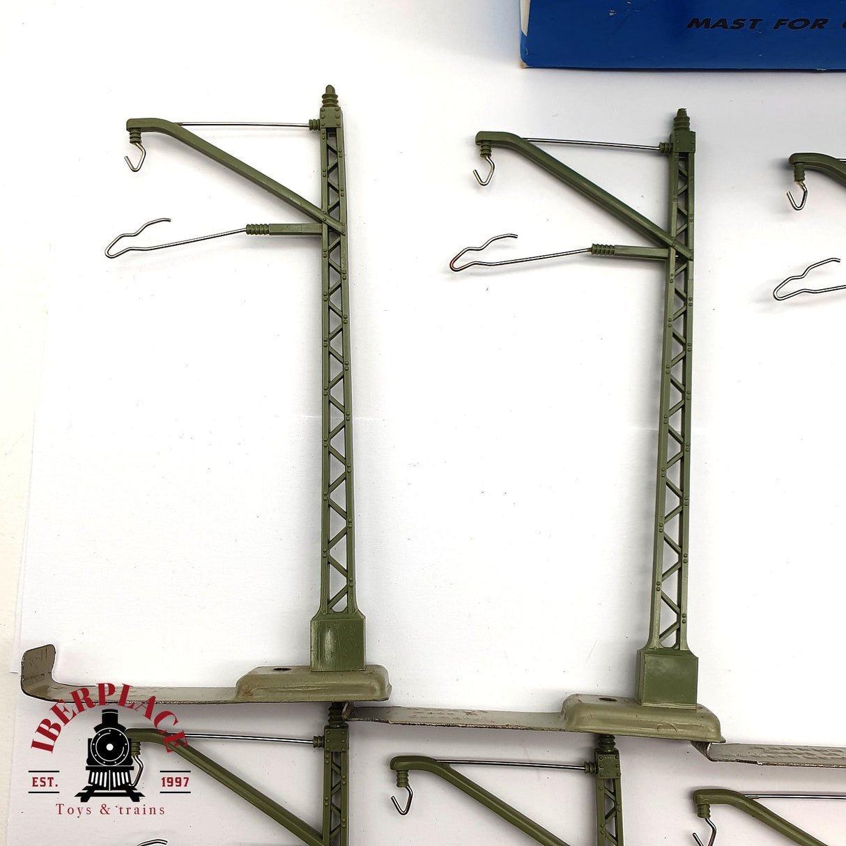 ♻️ 2da mano - Märklin 10x 7009 Postes de catenaria H0 escala 1:87 E16 2/3