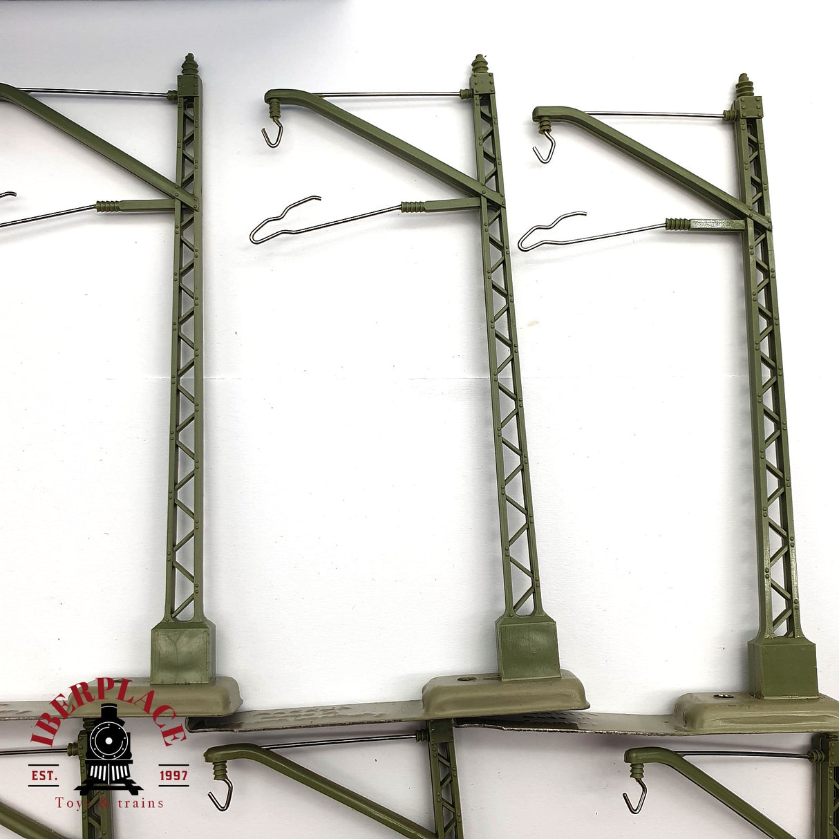 ♻️ 2da mano - Märklin 10x 7009 Postes de catenaria H0 escala 1:87 E16 2/3