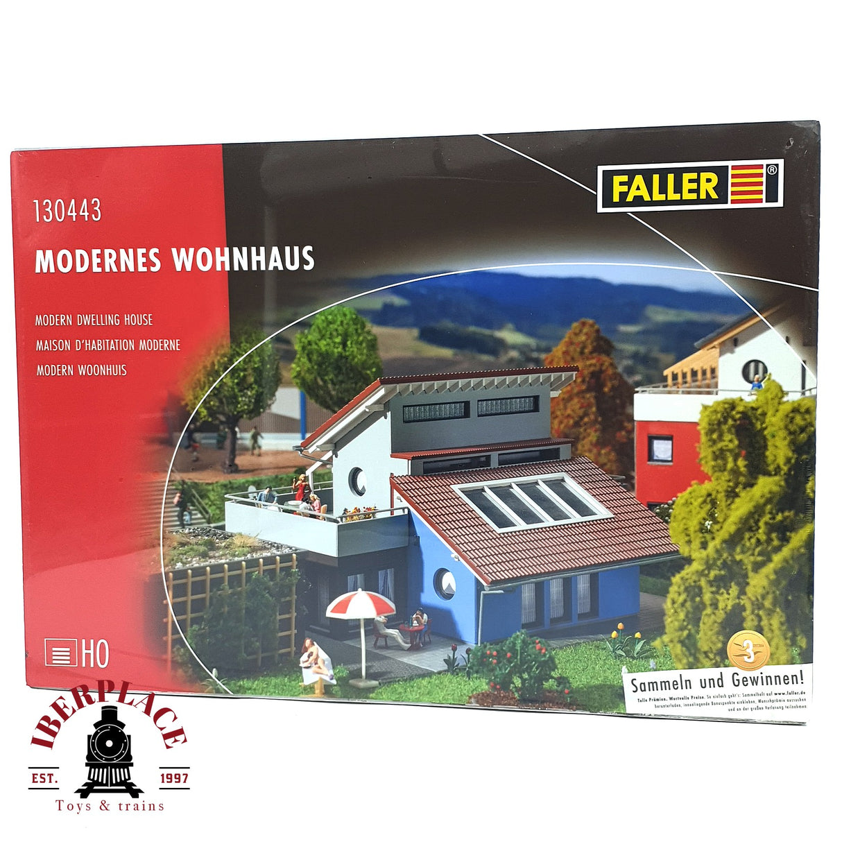 💡 Faller 130443 casa moderna Kit de montaje H0 escala 1:87 E18